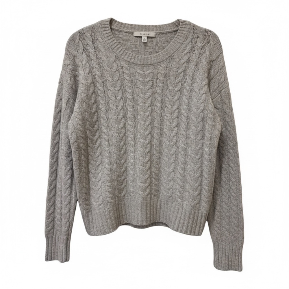 Joie grey cableknit sweater, XS